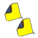 Auto si Moto - Intretinere auto - Produse curatare auto - Set 2 lavete microfibra, 40x29 cm, multifunctionala, 2 fete, fara scame, non abraziva, super absorbanta - Infinity.ro