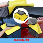 Auto si Moto - Intretinere auto - Produse curatare auto - Set 2 lavete microfibra, 40x29 cm, multifunctionala, 2 fete, fara scame, non abraziva, super absorbanta - Infinity.ro