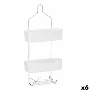 Agatatoare pentru dus Berilo W7072 - 382 Alb Metal Plastic 28 x 60 x 14 cm (6 Unitati)
