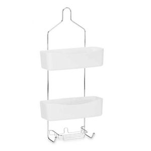 Agatatoare pentru dus Berilo W7072 - 382 Alb Metal Plastic 28 x 60 x 14 cm (6 Unitati)