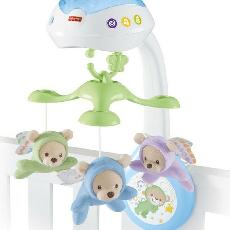 Casa si Gradina - Decoratiuni - Obiecte decorative - Decoratiuni camera copilului - Mobil Proiector Fisher Price Alb Multicolor Plastic - Infinity.ro