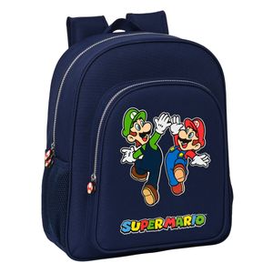 Ghiozdan Super Mario Bleumarin 32 X 38 X 12 cm