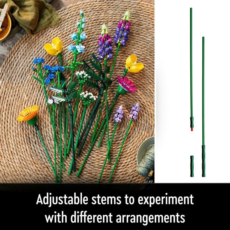 Jucarii, Copii si Bebe - Jucarii si jocuri - Seturi de constructie si cuburi - Seturi de constructie - Set de Constructie Lego Icons 10313 Bouquet of wild flowers 939 Piese - Infinity.ro