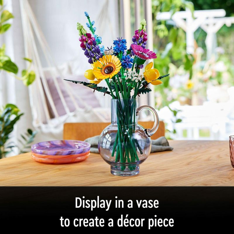 Jucarii, Copii si Bebe - Jucarii si jocuri - Seturi de constructie si cuburi - Seturi de constructie - Set de Constructie Lego Icons 10313 Bouquet of wild flowers 939 Piese - Infinity.ro