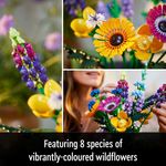 Jucarii, Copii si Bebe - Jucarii si jocuri - Seturi de constructie si cuburi - Seturi de constructie - Set de Constructie Lego Icons 10313 Bouquet of wild flowers 939 Piese - Infinity.ro