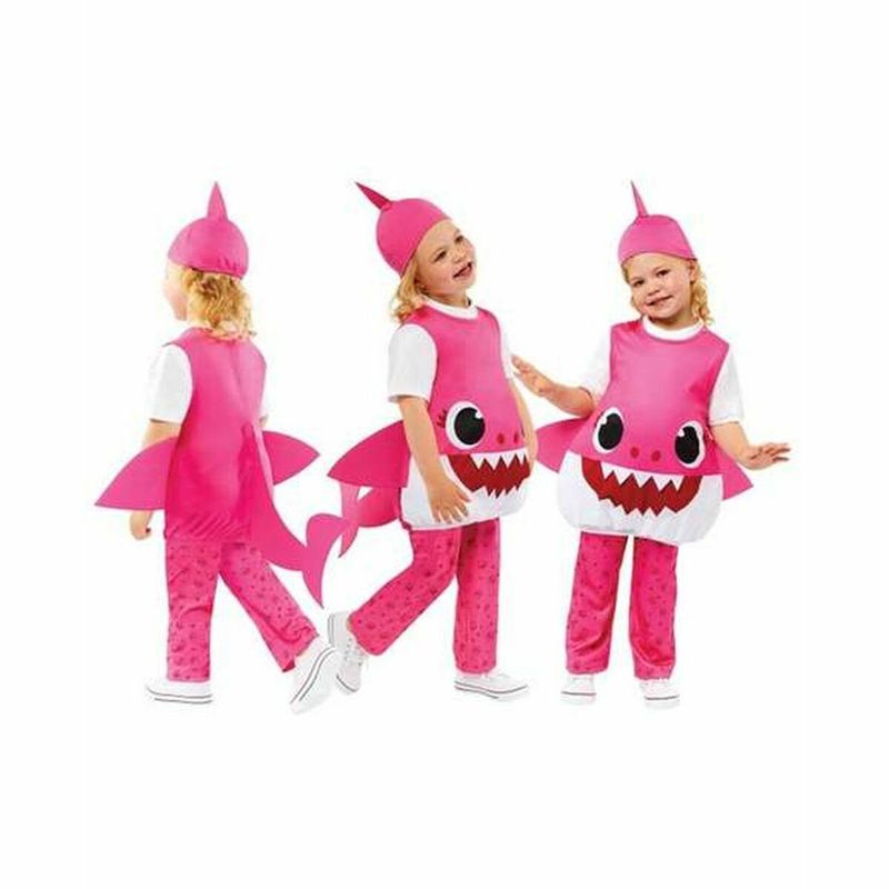 Jucarii, Copii si Bebe - Jucarii si jocuri - Jucarii de rol - Masti si costume copii - Costum Deghizare pentru Copii Baby Shark Roz 3 Piese,  2-3 Ani - Infinity.ro