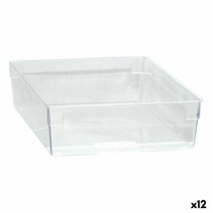 Cutie Multifunctionala   Modular Transparent 22,5 x 15,5 x 5,3 cm (12 Unitati)