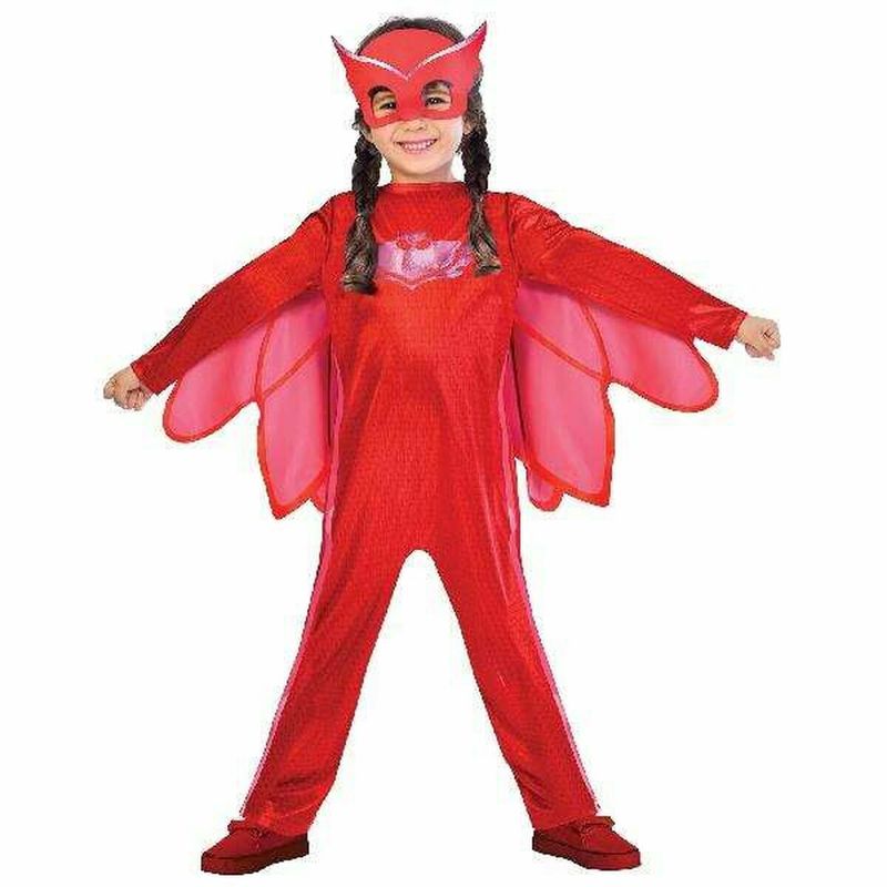 Jucarii, Copii si Bebe - Jucarii si jocuri - Jucarii de rol - Masti si costume copii - Costum Deghizare pentru Copii PJ Masks Owlette  2 Piese,  7-8 Ani - Infinity.ro