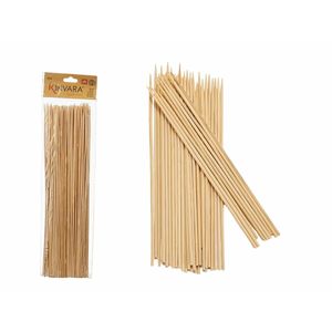 Set de frigarui pentru gratar Bambus 0,3 x 30 x 0,3 cm (48 Unitati)