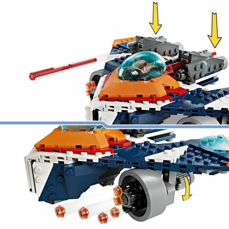 Jucarii, Copii si Bebe - Jucarii si jocuri - Seturi de constructie si cuburi - Seturi de constructie - Set de Constructie Lego 76278 Marvel: Rocket vs. Ronan's Spaceship Multicolor 290 Piese - Infinity.ro