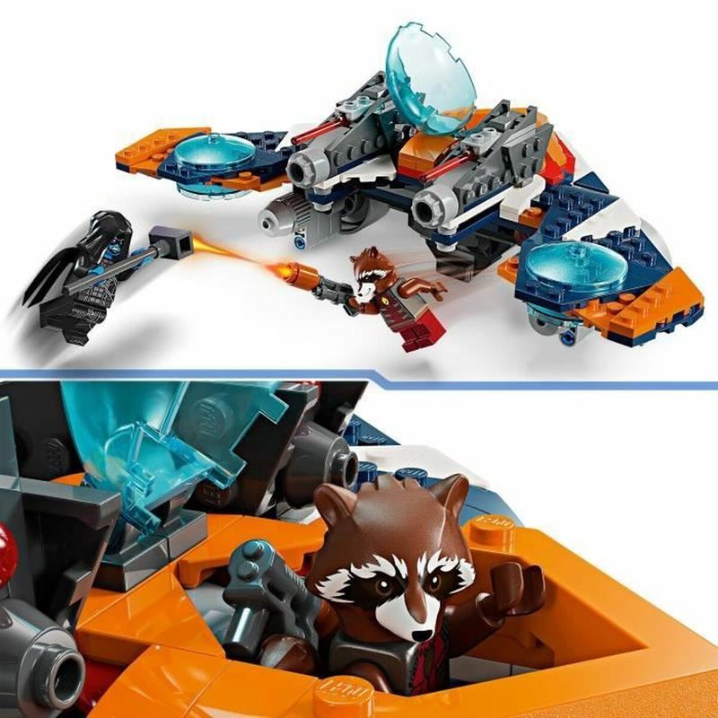 Jucarii, Copii si Bebe - Jucarii si jocuri - Seturi de constructie si cuburi - Seturi de constructie - Set de Constructie Lego 76278 Marvel: Rocket vs. Ronan's Spaceship Multicolor 290 Piese - Infinity.ro