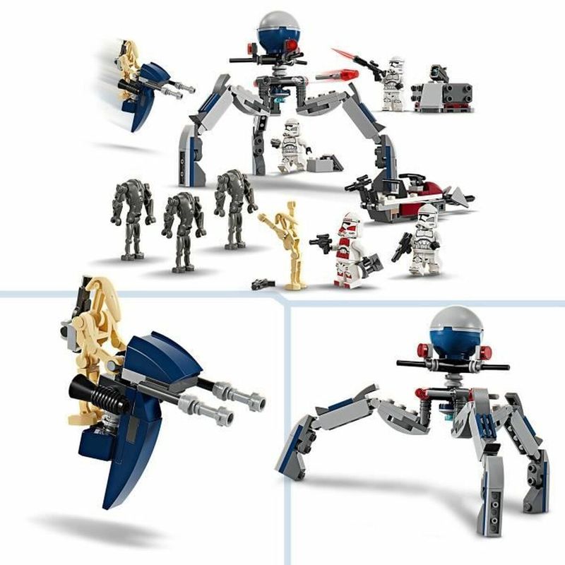 Jucarii, Copii si Bebe - Jucarii si jocuri - Figurine - Playset Lego 75372 Combat Pack: Clone Trooper and Combat Droid - Infinity.ro