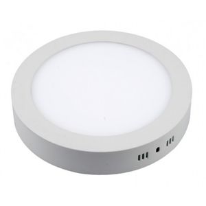 Spot led aparent, 12W Rotunda 6400K-Alb rece