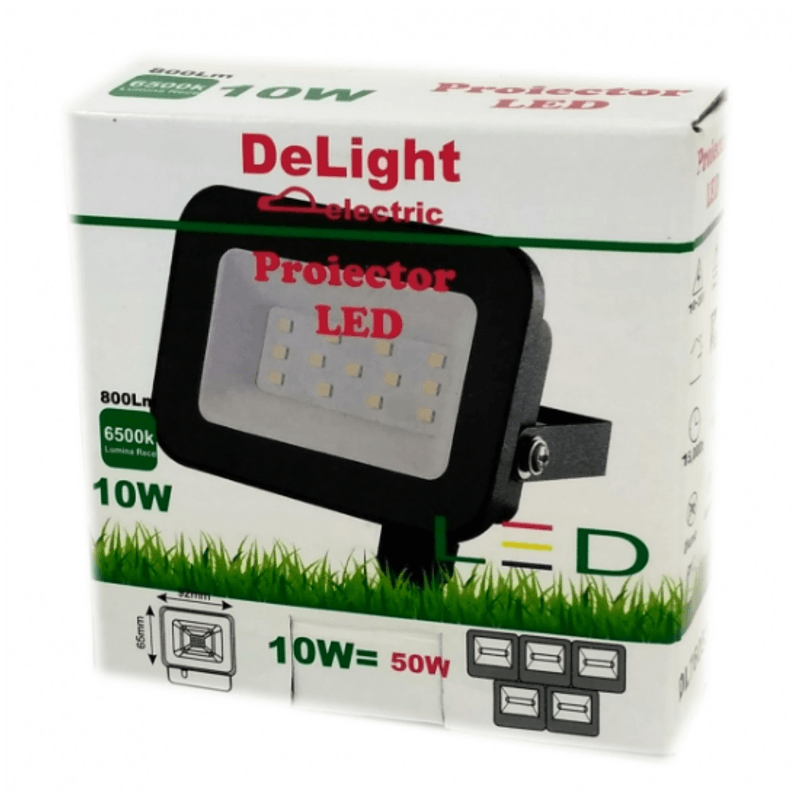 Casa si Gradina - Corpuri si surse de iluminat - Iluminat comercial si industrial - Proiectoare si lampi de lucru - Proiector Led SMD Tablet DL, 10W=50W, 6000K, lumina rece - Infinity.ro