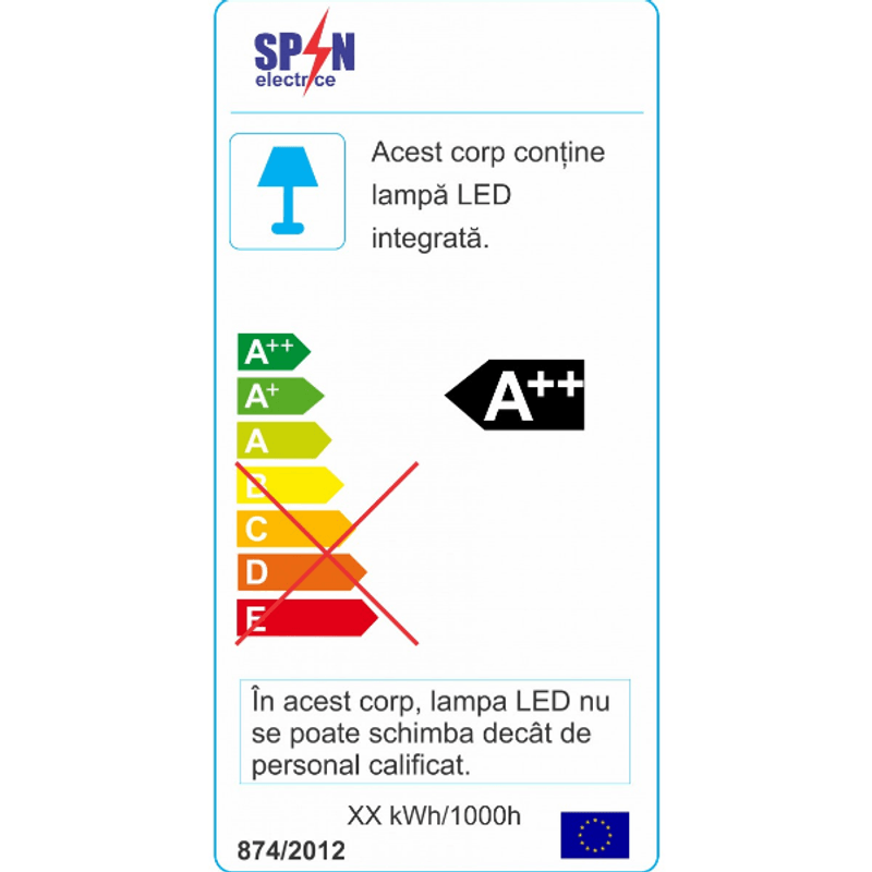Casa si Gradina - Gradina si terasa - Decoratiuni exterior - Ornamente gradina - Spot LED exterior,Spin,SPN76986, S15W, model Lollipop, 6400K, lumina rece,Serie outdoor - Infinity.ro