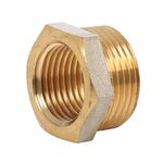 Casa si Gradina - Sanitare - Instalatii hidro - Fitinguri - Set reductie din alama, 3/8-1/2, FI-FE, Raulconstruct, 5 bucati - Infinity.ro