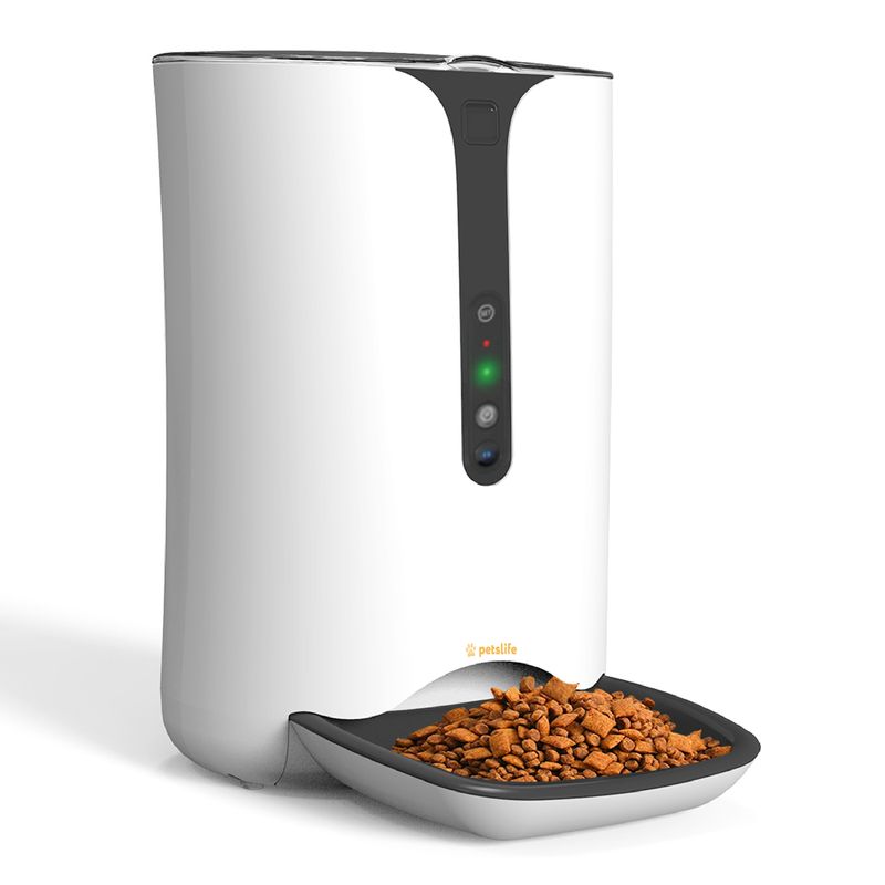 Petshop - Accesorii petshop - Castroane si adapatori - Hranitor Automat 6L ABY PRODUCTS, pentru Caini si Pisici, Smart, Camera VIDEO, Wi-Fi, Aplicatie Telefon - Infinity.ro