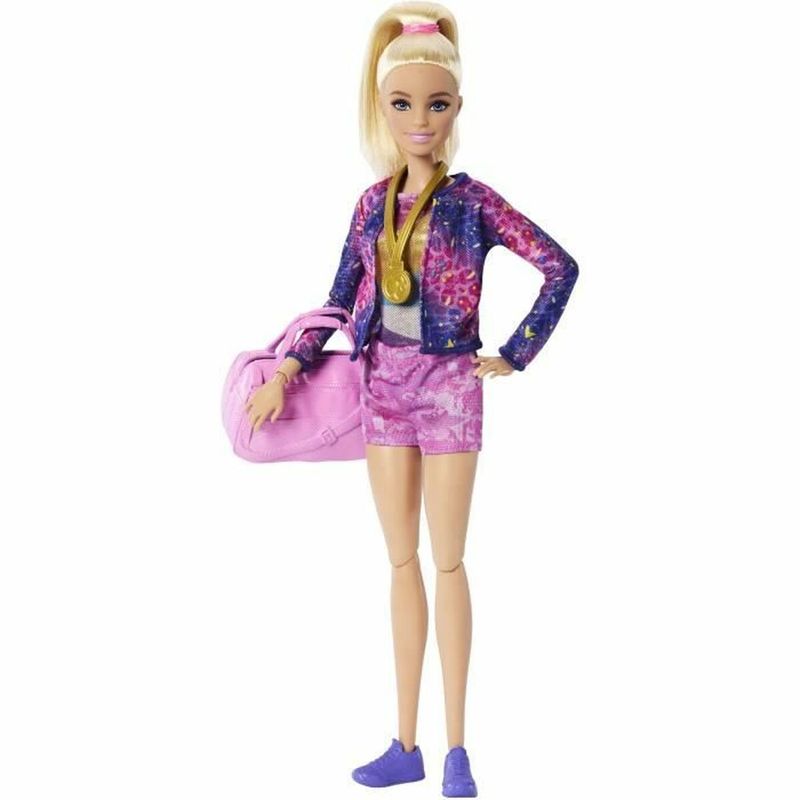 Jucarii, Copii si Bebe - Jucarii si jocuri - Figurine - Papusa Barbie GYMNASTE - Infinity.ro