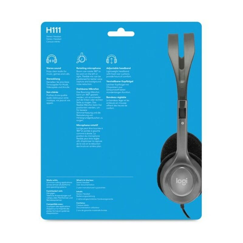PC, gaming si accesorii - Gaming - Accesorii gaming - Controlere, Volane si Casti gaming - Casti cu Microfon Logitech 981-000593 Negru Gri - Infinity.ro