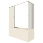 Casa si Gradina - Sanitare - Cazi si cabine de dus - Cazi baie - Cabina cada Galassia 170, usi armonice, material Pvc, 170x80 cm - Infinity.ro