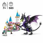 Jucarii, Copii si Bebe - Jucarii si jocuri - Seturi de constructie si cuburi - Seturi de constructie - Set de Constructie Lego Disney Princess 43240 Maleficent as a dragon Multicolor 583 Piese - Infinity.ro