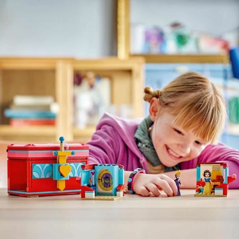 Jucarii, Copii si Bebe - Jucarii si jocuri - Seturi de constructie si cuburi - Seturi de constructie - Set de Constructie Lego 43276 Snow White's Jewelry Box Multicolor 358 Piese - Infinity.ro