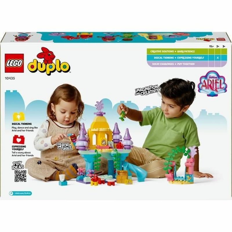 Jucarii, Copii si Bebe - Jucarii si jocuri - Seturi de constructie si cuburi - Seturi de constructie - Set de Constructie Lego Disney 10435 Ariel's Magical Underwater Palace Multicolor 116 Piese - Infinity.ro