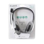 PC, gaming si accesorii - Gaming - Accesorii gaming - Controlere, Volane si Casti gaming - Casti cu Microfon Ewent EW3562 Negru Argintiu - Infinity.ro