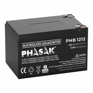 Baterie pentru Sistem de Alimentare Neintrerupta Phasak PHB 1212 12 V