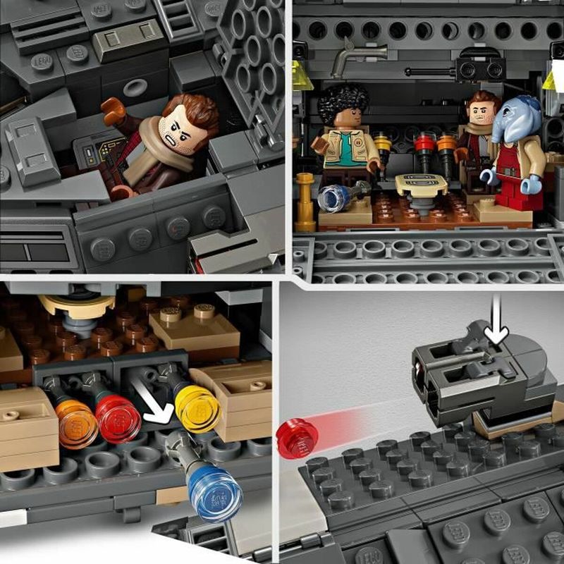 Jucarii, Copii si Bebe - Jucarii si jocuri - Seturi de constructie si cuburi - Seturi de constructie - Set de Constructie Lego Star Wars 75374 The Onyx Cinder Multicolor 1325 Piese - Infinity.ro