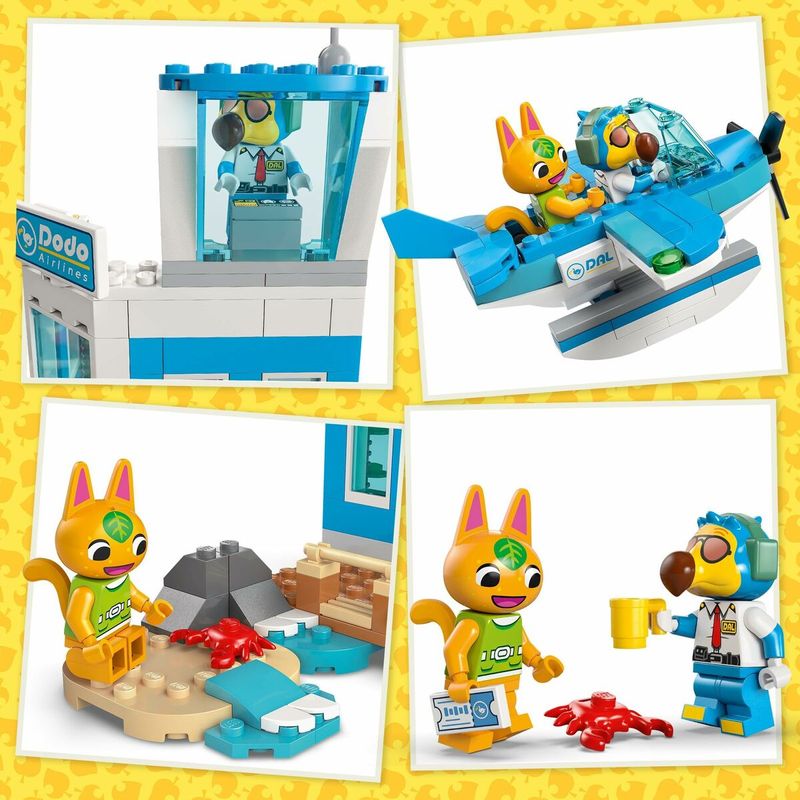 Jucarii, Copii si Bebe - Jucarii si jocuri - Seturi de constructie si cuburi - Seturi de constructie - Set de Constructie Lego Animal Crossing 77051 Dodo Airlines Air Travel Multicolor - Infinity.ro