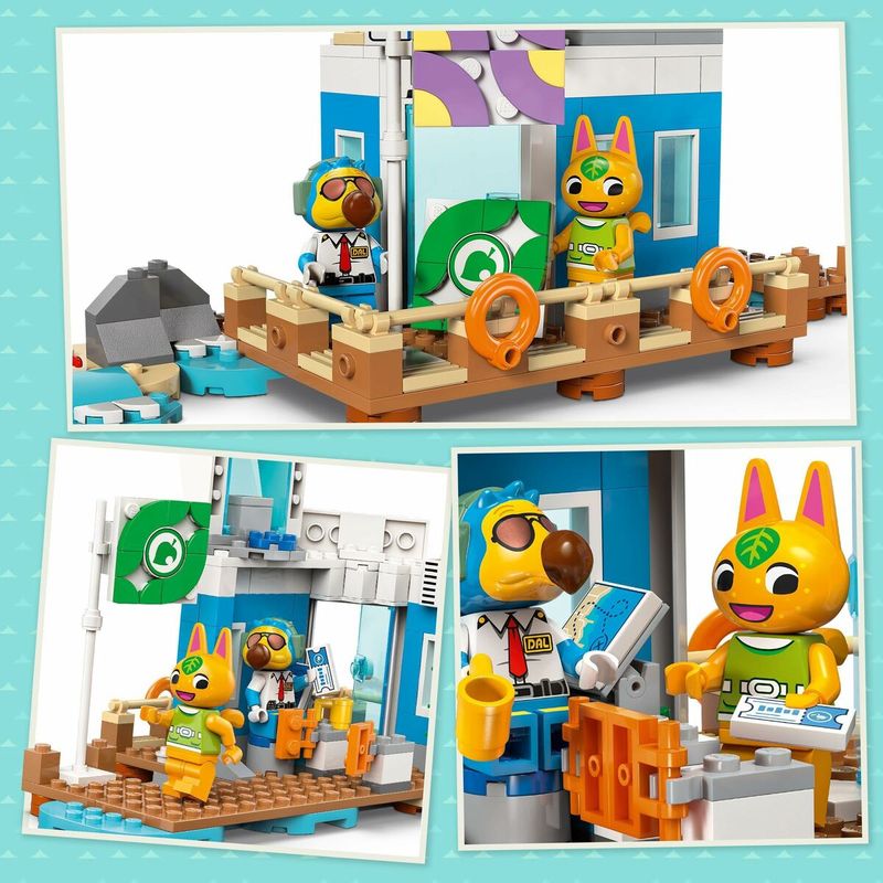 Jucarii, Copii si Bebe - Jucarii si jocuri - Seturi de constructie si cuburi - Seturi de constructie - Set de Constructie Lego Animal Crossing 77051 Dodo Airlines Air Travel Multicolor - Infinity.ro