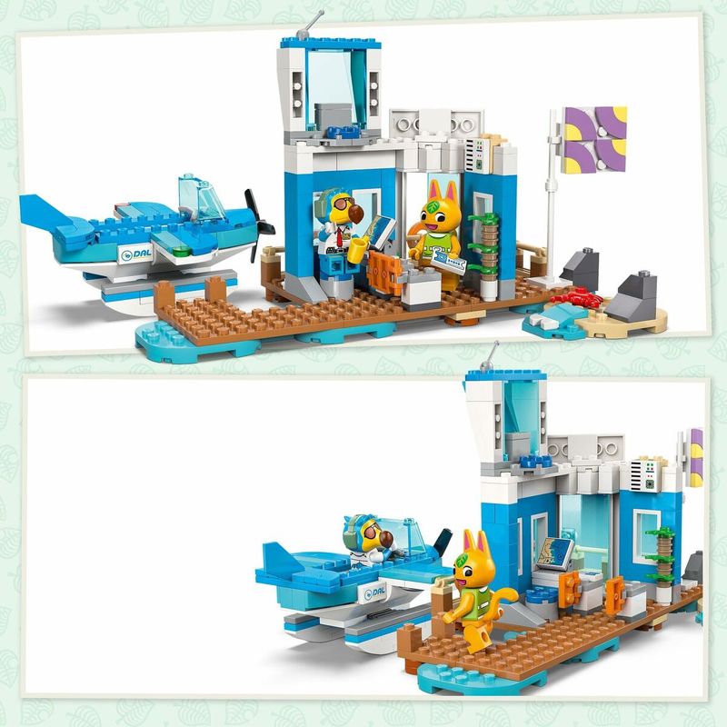 Jucarii, Copii si Bebe - Jucarii si jocuri - Seturi de constructie si cuburi - Seturi de constructie - Set de Constructie Lego Animal Crossing 77051 Dodo Airlines Air Travel Multicolor - Infinity.ro