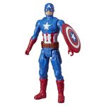 Jucarii, Copii si Bebe - Jucarii si jocuri - Papusi si accesorii - Casute de papusi si mobilier - Figura imbinata Hasbro Titan Hero Captain America 30 cm - Infinity.ro