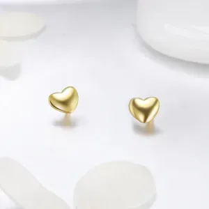 Cercei Diora Inima din Argint 925, Gold