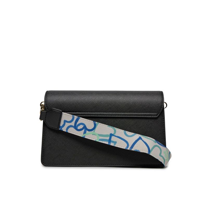 Fashion, accesorii si bijuterii - Femei - Accesorii femei - Genti si rucsacuri femei - Geanta dama Love Moschino jc4209pplq100a Negru 24.5 x 15.5 x 7.5 cm - Infinity.ro