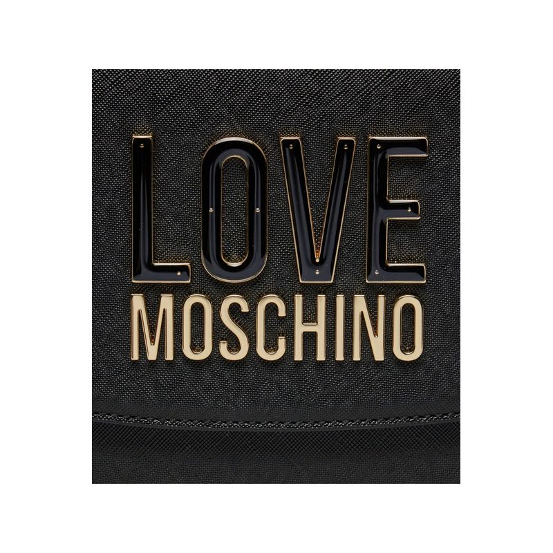 Fashion, accesorii si bijuterii - Femei - Accesorii femei - Genti si rucsacuri femei - Geanta dama Love Moschino jc4209pplq100a Negru 24.5 x 15.5 x 7.5 cm - Infinity.ro