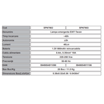 Casa si Gradina - Corpuri si surse de iluminat - Iluminat comercial si industrial - Corpuri iluminat comercial - Lampa Emergenta,Led,Exit Iesire,culoare verde,Raulconstruct - Infinity.ro