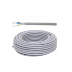 Casa si Gradina - Electrice - Cabluri electrice si conductori - Cablu electric flexibil,Antifoc, Romcablu,MYYM,3 x 1.5, manta PVC, colac 100 m, Alb - Infinity.ro