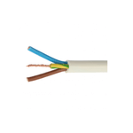 Casa si Gradina - Electrice - Cabluri electrice si conductori - Cablu electric flexibil,Antifoc, Romcablu,MYYM,3 x 2.5, manta PVC, colac 100 m, Alb - Infinity.ro