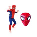 Jucarii, Copii si Bebe - Jucarii si jocuri - Jucarii de rol - Masti si costume copii - Set costum Spiderman KidMania® si masca pentru copii, 5-7 ani 110-120 cm - Infinity.ro