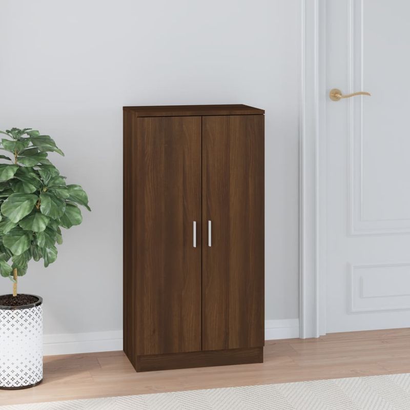 Casa si Gradina - Mobilier - Organizare si depozitare - Organizator incaltaminte - Pantofar, stejar maro, 55x35x108 cm, lemn prelucrat - Infinity.ro