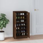 Casa si Gradina - Mobilier - Organizare si depozitare - Organizator incaltaminte - Pantofar, stejar maro, 55x35x108 cm, lemn prelucrat - Infinity.ro