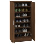 Casa si Gradina - Mobilier - Organizare si depozitare - Organizator incaltaminte - Pantofar, stejar maro, 55x35x108 cm, lemn prelucrat - Infinity.ro