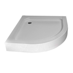 Casa si Gradina - Sanitare - Cazi si cabine de dus - Cadite dus - Cadita de dus,Tempo Line,semirotunda,90 X 90 cm,Acril,Amprenta antiderapanta - Infinity.ro