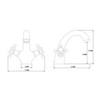 Casa si Gradina - Sanitare - Cazi si cabine de dus - Coloane si seturi de dus - Pachet baie retro CasaBlanca Epoque coloana dus + baterie lavoar + baterie dus,Retro,Antichizate - Infinity.ro