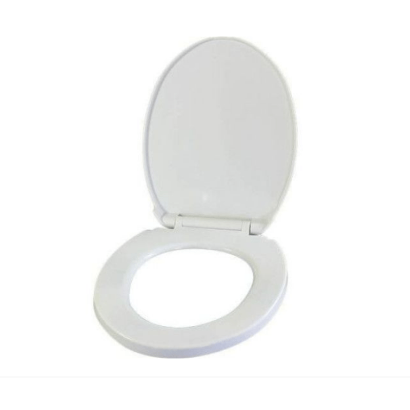 Casa si Gradina - Sanitare - Obiecte sanitare - Accesorii vase de toaleta - Capac WC universal,Soft Close,Alb,Plastic,Raulconstruct,36 X 42,5 cm - Infinity.ro