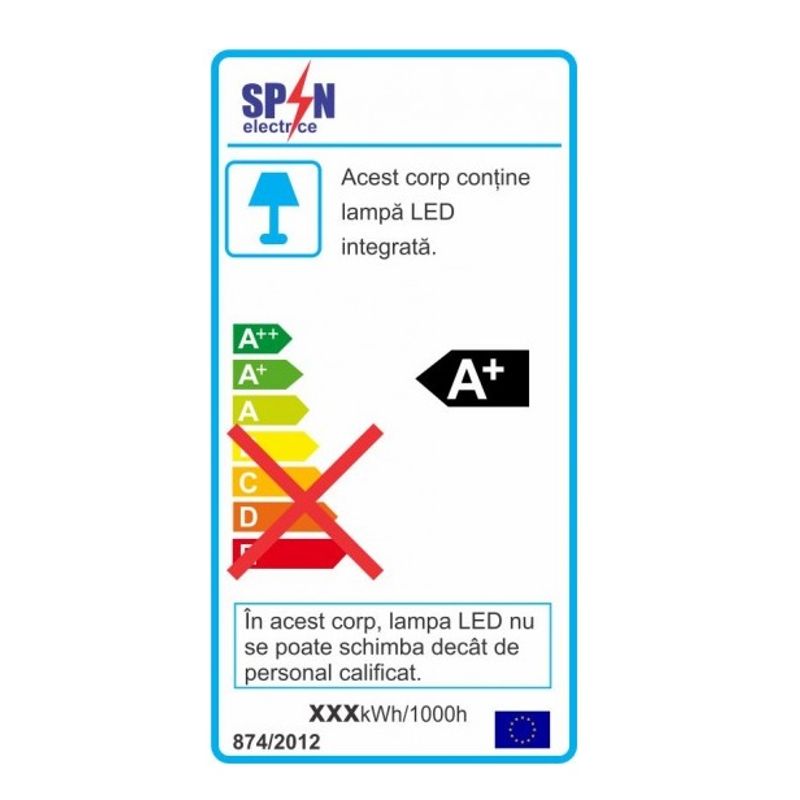 Casa si Gradina - Corpuri si surse de iluminat - Plafoniere, aplice si spoturi - Aplica LED de exterior extra-plata, 12W=75W, 3000K, lumina calda, 1080Lm, IP65 - Infinity.ro