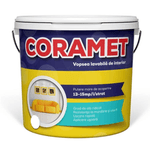 Casa si Gradina - Constructii - Vopsea si tencuieli - Vopsele si pigmenti - Vopsea lavabila de interior,Coramet TOP,Culoare alba,pe baza de rasini acrilice,15 litri - Infinity.ro
