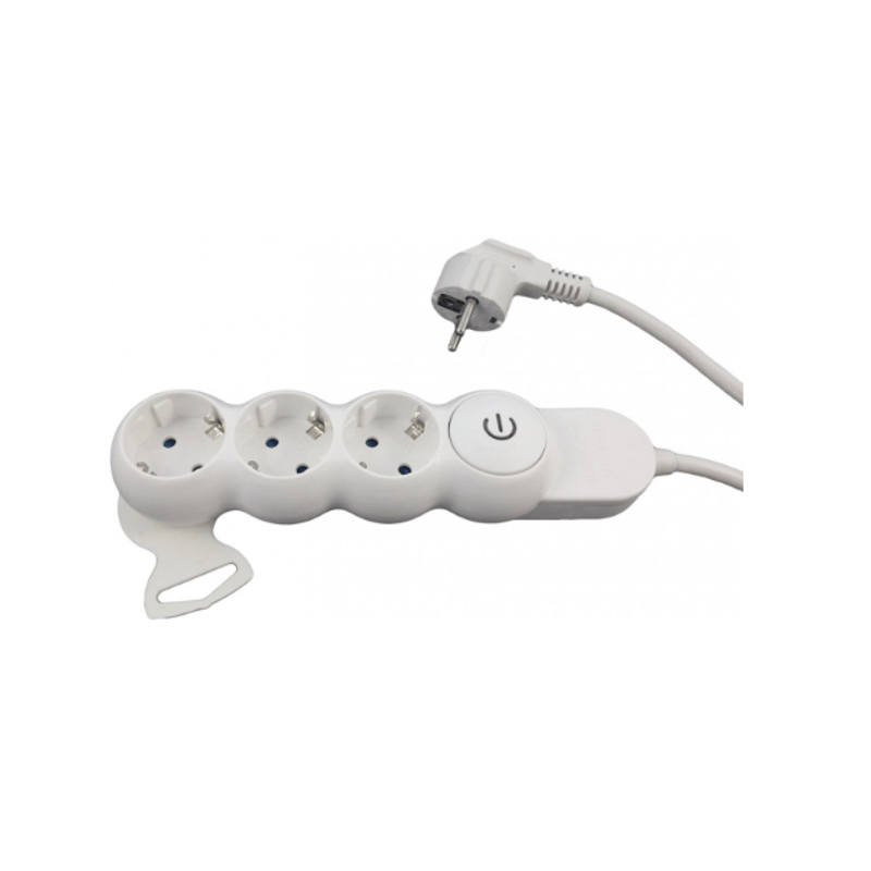 Casa si Gradina - Electrice - Accesorii electrice - Prelungitoare, triple, fise - Prelungitor Raulconstruct,5Metri, 3Prize+K+Pc 3X1.50 - Infinity.ro